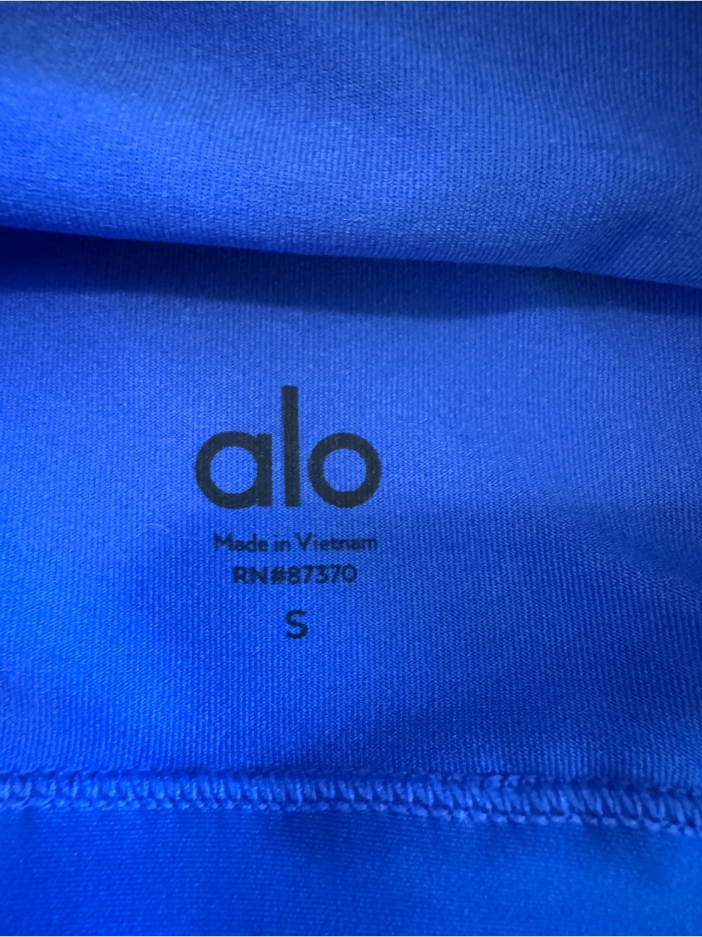 Set of 2! ALO Yoga Women's Racerback Sports Bras - Royal Blue & Black - Picture 5 of 6